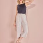 Calça pantacourt Galáxia natural