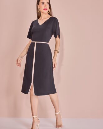 Vestido Eulália preto