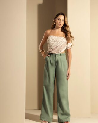 Calça Wide leg alfaiataria