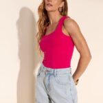 Short hot pant cintura alta jeans claro