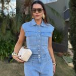 Colete trucker jeans