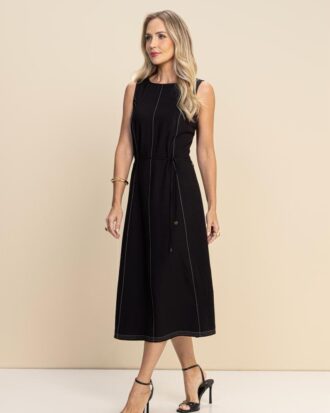 Vestido Amélia preto